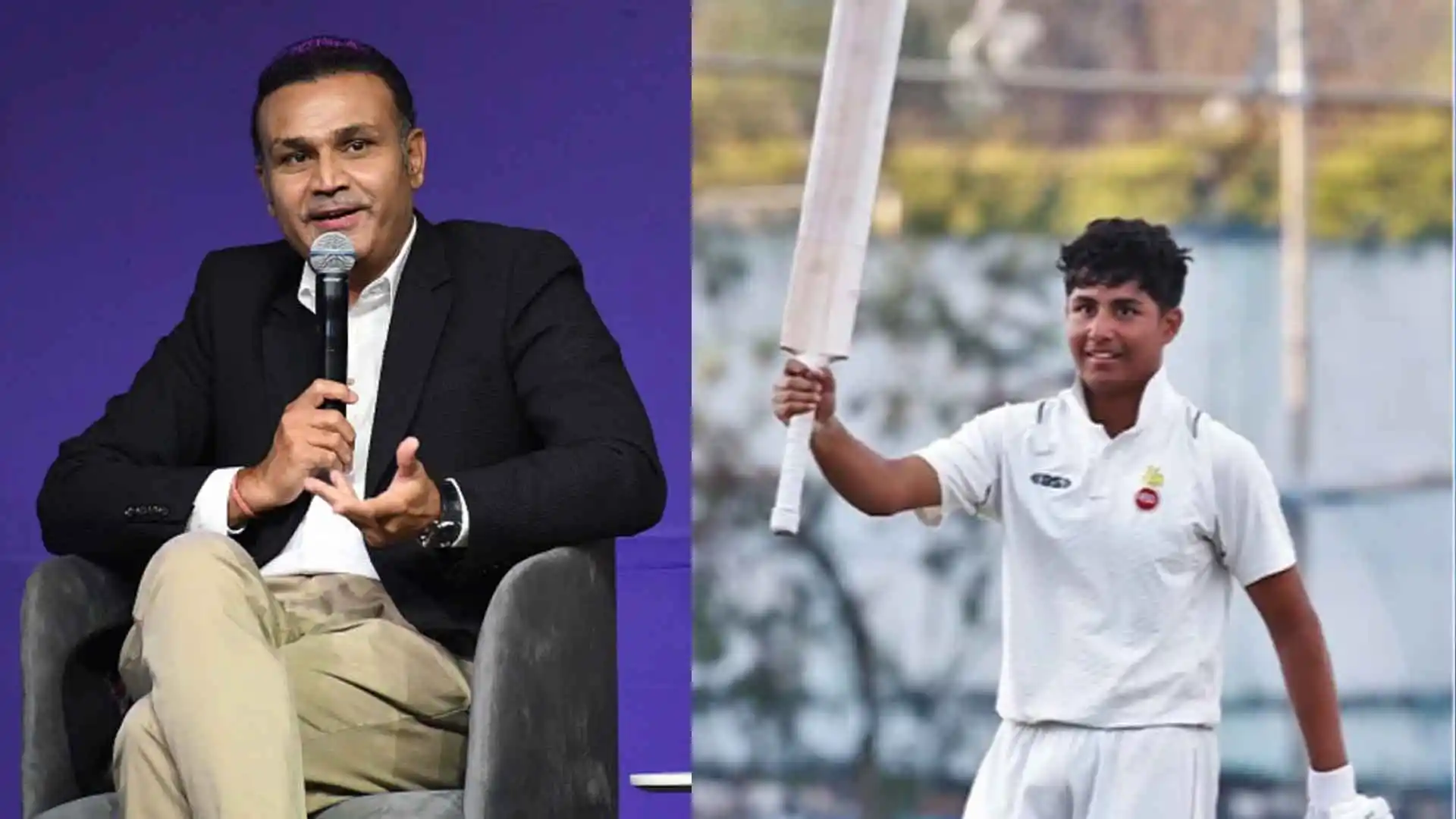 తనపై ఎలాంటి ఒత్తిడి లేదు: సెహ్వాగ్ కొడుకు ఆర్యవీర్ కామెంట్స్